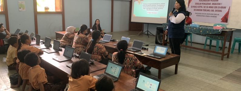 PENGIMBASAN PROGRAM SEKOLAH PENGGERAK ANGKATAN 1  SD PANCA SETYA 2 KE SD IMBAS SDN 28 KRUAK KECAMATAN TEBELIAN,  KAB.  SINTANG .